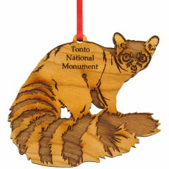 Tonto National Monument Wood Ornament - Ringtail Cat