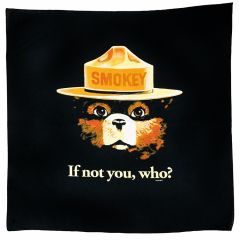 Smokey Bear Bandana - If Not You, Who