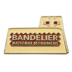 Bandelier National Monument Pin - Entrance Sign