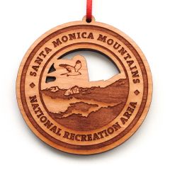 Santa Monica Mountains National Rec. Area Wood Ornament