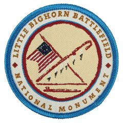 Little Bighorn Battlefield Patch - Round Logo