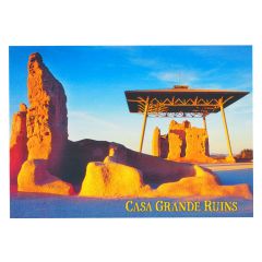 Casa Grande Ruins National Monument Postcard - Sunset