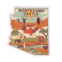 Montezuma Castle National Monument Sticker - Arizona