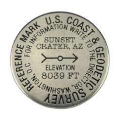 Sunset Crater Volcano National Monument Pin - Benchmark